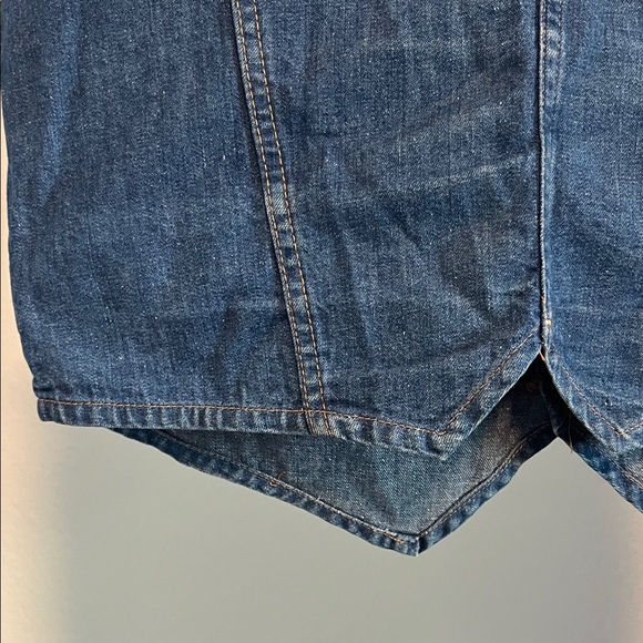 Levi's Produce Blue Denim Vest in Very Nice Condition - Picture 8 of 11